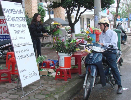Valentine, nhiều bạn trẻ ham kinh doanh hơn cả... hẹn hò - 11 Valentine, nhiều bạn trẻ ham kinh doanh hơn cả... hẹn hò - 11
