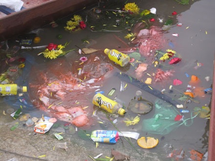 “Suối rác” chảy từ lễ hội chùa Hương - 3