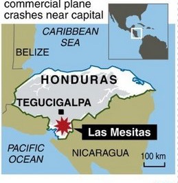Thứ trưởng Honduras chết trong tai nạn máy bay - 1 Thứ trưởng Honduras chết trong tai nạn máy bay - 1
