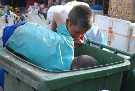 Xót lòng nhìn những đứa trẻ lượm ăn trái cây thối - 5 Xót lòng nhìn những đứa trẻ lượm ăn trái cây thối - 5