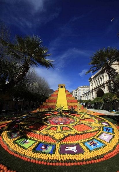 Những công trình nghệ thuật bằng chanh và cam tươi - 10