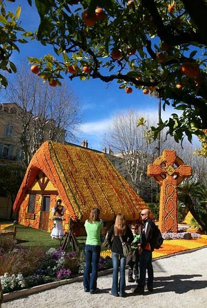 Những công trình nghệ thuật bằng chanh và cam tươi - 9