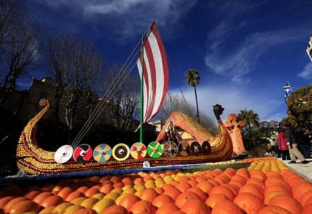 Những công trình nghệ thuật bằng chanh và cam tươi - 4