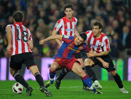 “Song tấu” Messi-Villa giúp Barca vượt ải Bilbao - 1