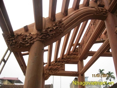 Nhà gỗ cổ truyền - Nơi hội tụ tinh hoa văn hóa Việt Nam | Báo Dân trí
