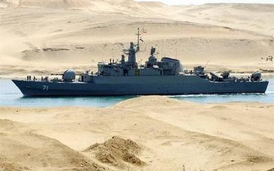 Tàu chiến Iran vượt kênh đào Suez - 1 Tàu chiến Iran vượt kênh đào Suez - 1