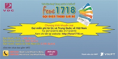 Tặng 40% giá trị Fone1718 khi nạp tiền bằng thẻ cào Vinaphone - 1 Tặng 40% giá trị Fone1718 khi nạp tiền bằng thẻ cào Vinaphone - 1