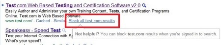 Google cho phép người dùng khóa website tìm kiếm - 1 Google cho phép người dùng khóa website tìm kiếm - 1