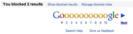 Google cho phép người dùng khóa website tìm kiếm - 2 Google cho phép người dùng khóa website tìm kiếm - 2