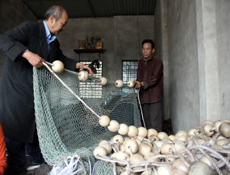 Hối hả làm lưới “khủng” dẫn dắt cụ Rùa - 3