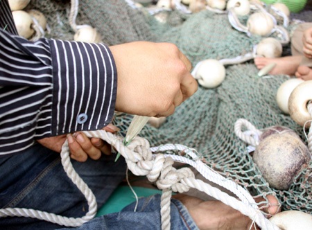 Hối hả làm lưới “khủng” dẫn dắt cụ Rùa - 8