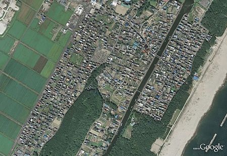 Nhật Bản nhìn từ vệ tinh trước và sau động đất, sóng thần  - 1