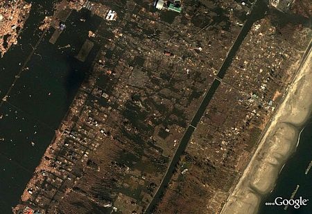 Nhật Bản nhìn từ vệ tinh trước và sau động đất, sóng thần  - 2