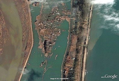 Nhật Bản nhìn từ vệ tinh trước và sau động đất, sóng thần  - 18
