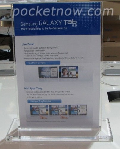 Samsung Galaxy Tab 8.9 inch lộ diện trước giờ “G” - 2 Samsung Galaxy Tab 8.9 inch lộ diện trước giờ “G” - 2