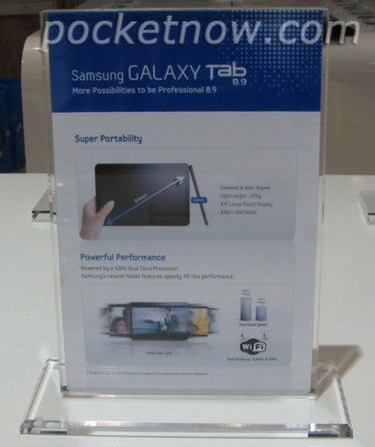 Samsung Galaxy Tab 8.9 inch lộ diện trước giờ “G” - 1 Samsung Galaxy Tab 8.9 inch lộ diện trước giờ “G” - 1