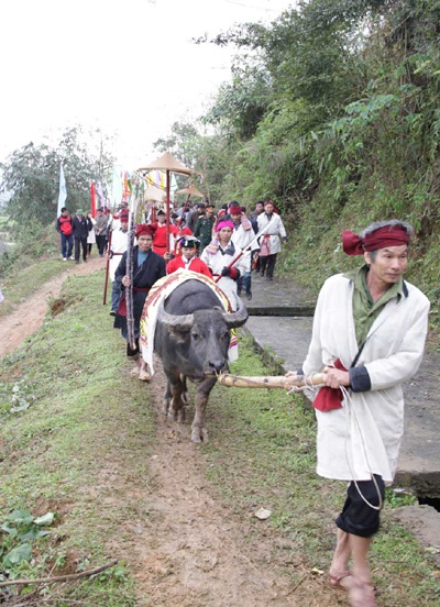 Lạ lùng lễ chém trâu hội đền Chín Gian - 3