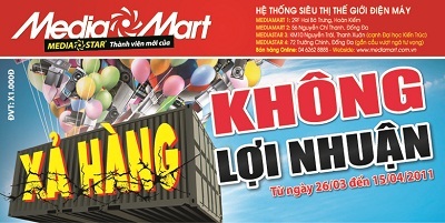 Media Mart xả hàng không lợi nhuận - 1 Media Mart xả hàng không lợi nhuận - 1