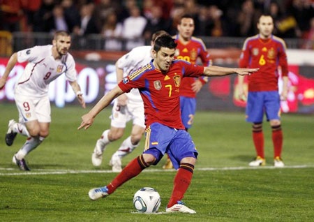 David Villa lập kỷ lục đáng nể ở ĐT Tây Ban Nha - 1 David Villa lập kỷ lục đáng nể ở ĐT Tây Ban Nha - 1