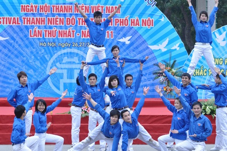 Tuổi trẻ Biên phòng “thổi lửa” festival Thanh niên đô thị - 1 Tuổi trẻ Biên phòng “thổi lửa” festival Thanh niên đô thị - 1