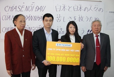 Việt Long ủng hộ Nhật Bản khắc phục hậu quả thiên tai - 1 Việt Long ủng hộ Nhật Bản khắc phục hậu quả thiên tai - 1