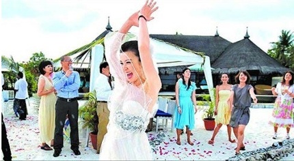 Xem lại đám cưới lãng mạn của người đẹp Lâm Hy Lôi  - 10