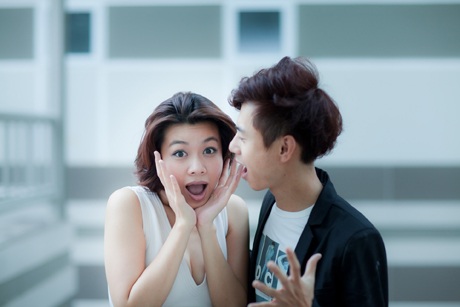 Dương Cầm - Cẩm Tú tạo dáng “xì tin” - 8