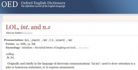 “Ngôn ngữ @” xuất hiện trong từ điển Oxford - 1 “Ngôn ngữ @” xuất hiện trong từ điển Oxford - 1