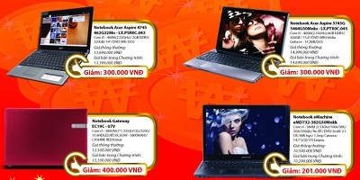 Laptop ACER giảm giá tới 1 triệu tại FPT SHOP - 3 Laptop ACER giảm giá tới 1 triệu tại FPT SHOP - 3