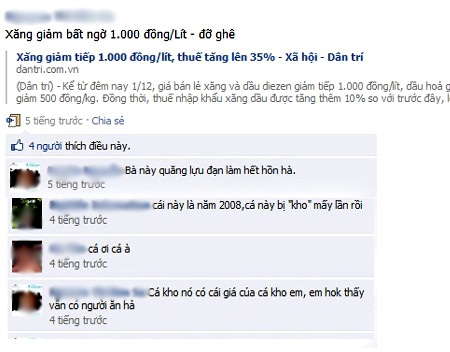 Rộ tin đồn “xăng giảm giá” ngày cá tháng Tư - 2 Rộ tin đồn “xăng giảm giá” ngày cá tháng Tư - 2