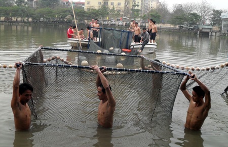 Cận cảnh diễn tập "đưa cụ Rùa vào lồng" - 17