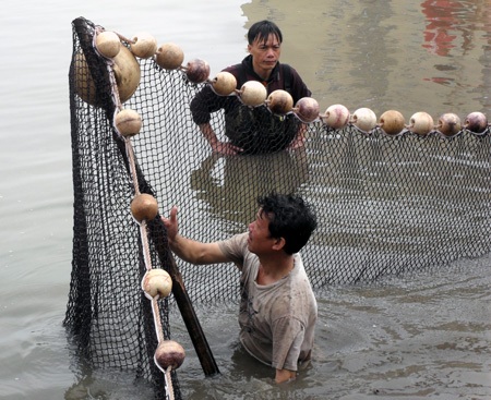 Cận cảnh diễn tập "đưa cụ Rùa vào lồng" - 6