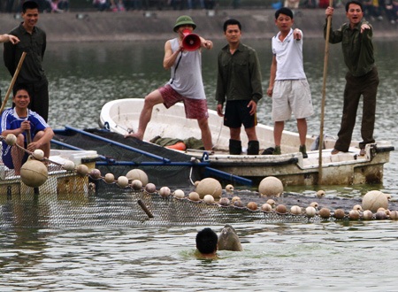 Cụ Rùa đã được an toàn trong bể chữa bệnh - 10