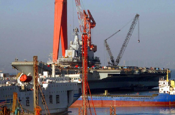 Mục kích hàng không mẫu hạm đầu tiên của Trung Quốc - 6 Mục kích hàng không mẫu hạm đầu tiên của Trung Quốc - 6