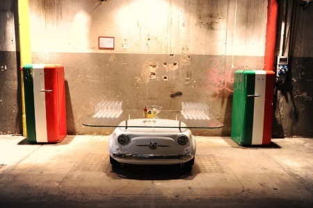 Nội thất phong cách xe hơi Fiat 500 - 1