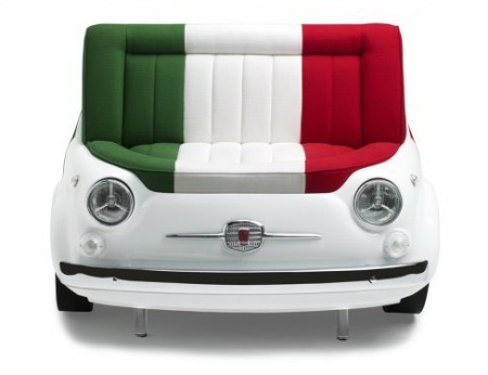 Nội thất phong cách xe hơi Fiat 500 - 7