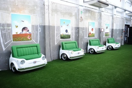 Nội thất phong cách xe hơi Fiat 500 - 10