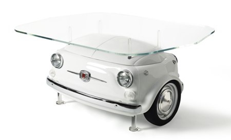 Nội thất phong cách xe hơi Fiat 500 - 2