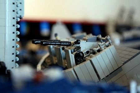 Ngắm tàu chiến khổng lồ bằng Lego - 12