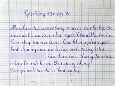 Cậu bé lớp 1 viết “đơn ly dị”: Không có gì phải lo? - 1 Cậu bé lớp 1 viết “đơn ly dị”: Không có gì phải lo? - 1