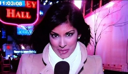 Sự cố “chảy nước mũi” của phóng viên truyền hình - 1