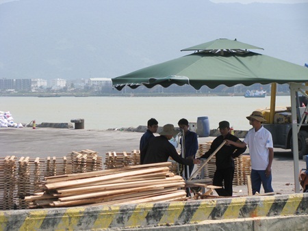 Hàng ngàn tấn pháo tập kết về cầu cảng sông Hàn - 6