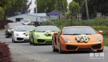 Đám cưới siêu xe tại Trung Quốc - 2