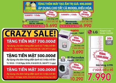 Siêu khuyến mại Mừng ngày lễ lớn tại Media Mart - 4 Siêu khuyến mại Mừng ngày lễ lớn tại Media Mart - 4
