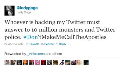 Lady Gaga bị lợi dụng tên tuổi để phát tán mã độc trên Twitter - 1 Lady Gaga bị lợi dụng tên tuổi để phát tán mã độc trên Twitter - 1