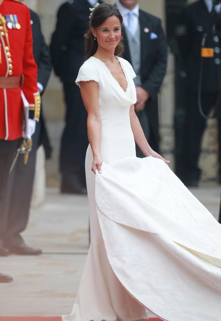 Em gái Kate Middleton tỏa sáng trong đám cưới chị - 4