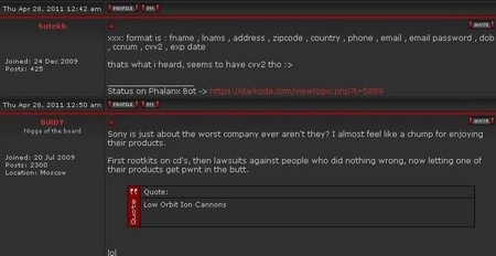 Hacker rao bán 2,2 triệu thông tin khách hàng của Sony - 1 Hacker rao bán 2,2 triệu thông tin khách hàng của Sony - 1