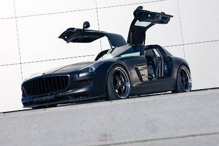 Chiêm ngưỡng siêu xe SLS AMG độ đen tuyền - 2 Chiêm ngưỡng siêu xe SLS AMG độ đen tuyền - 2