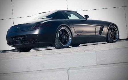 Chiêm ngưỡng siêu xe SLS AMG độ đen tuyền - 11 Chiêm ngưỡng siêu xe SLS AMG độ đen tuyền - 11