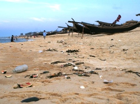 Bãi biển thành... bãi rác - 1